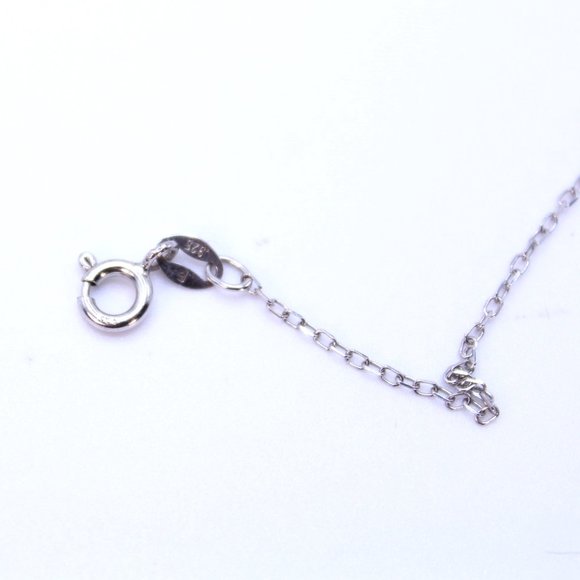 Felicia Design 925 Sterling Silver Heart Pendant Necklace Synthetic Rubies CZ - Picture 8 of 11